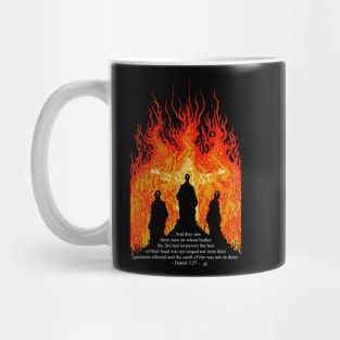 4 men in a Fire Mug